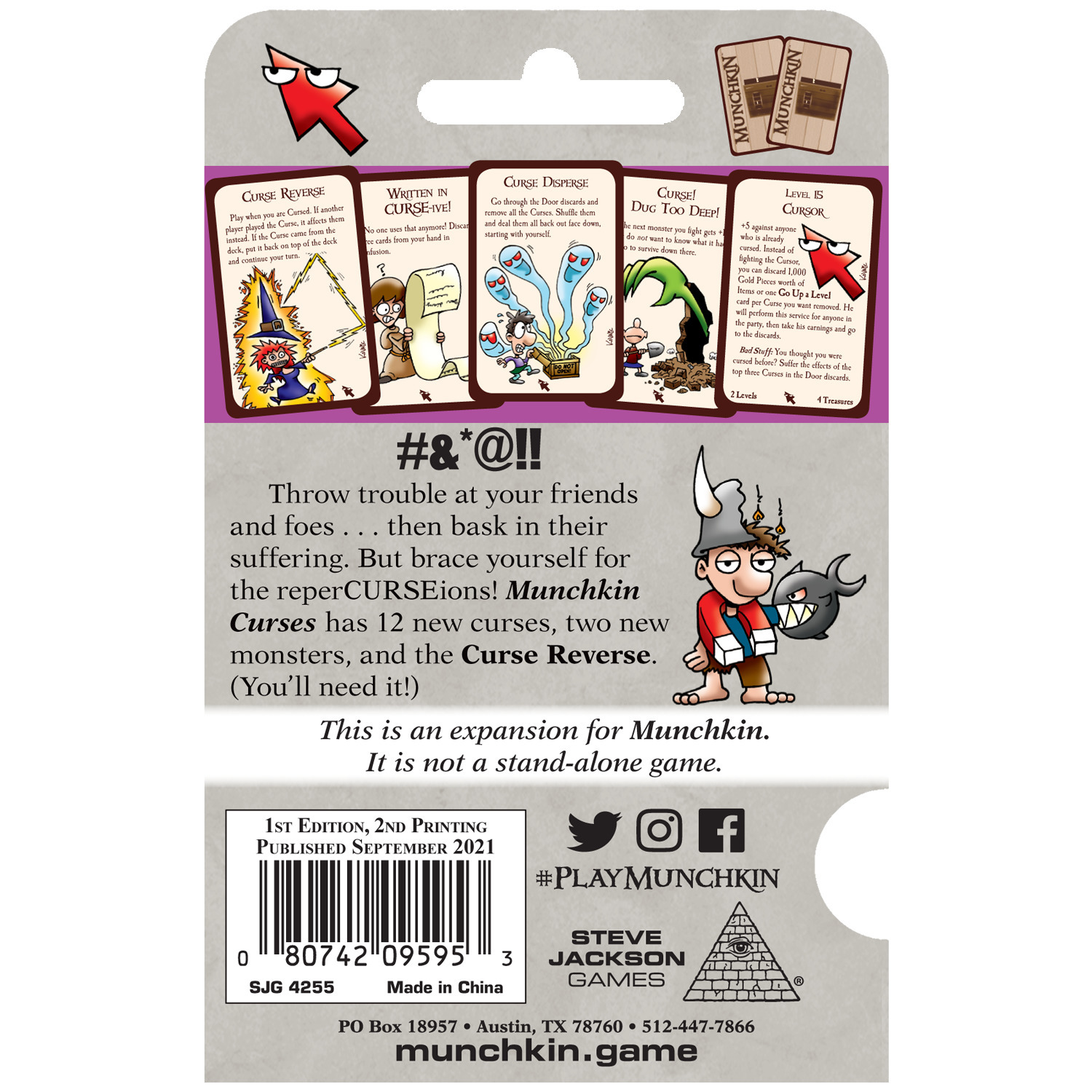 Munchkin : Curses Expansion